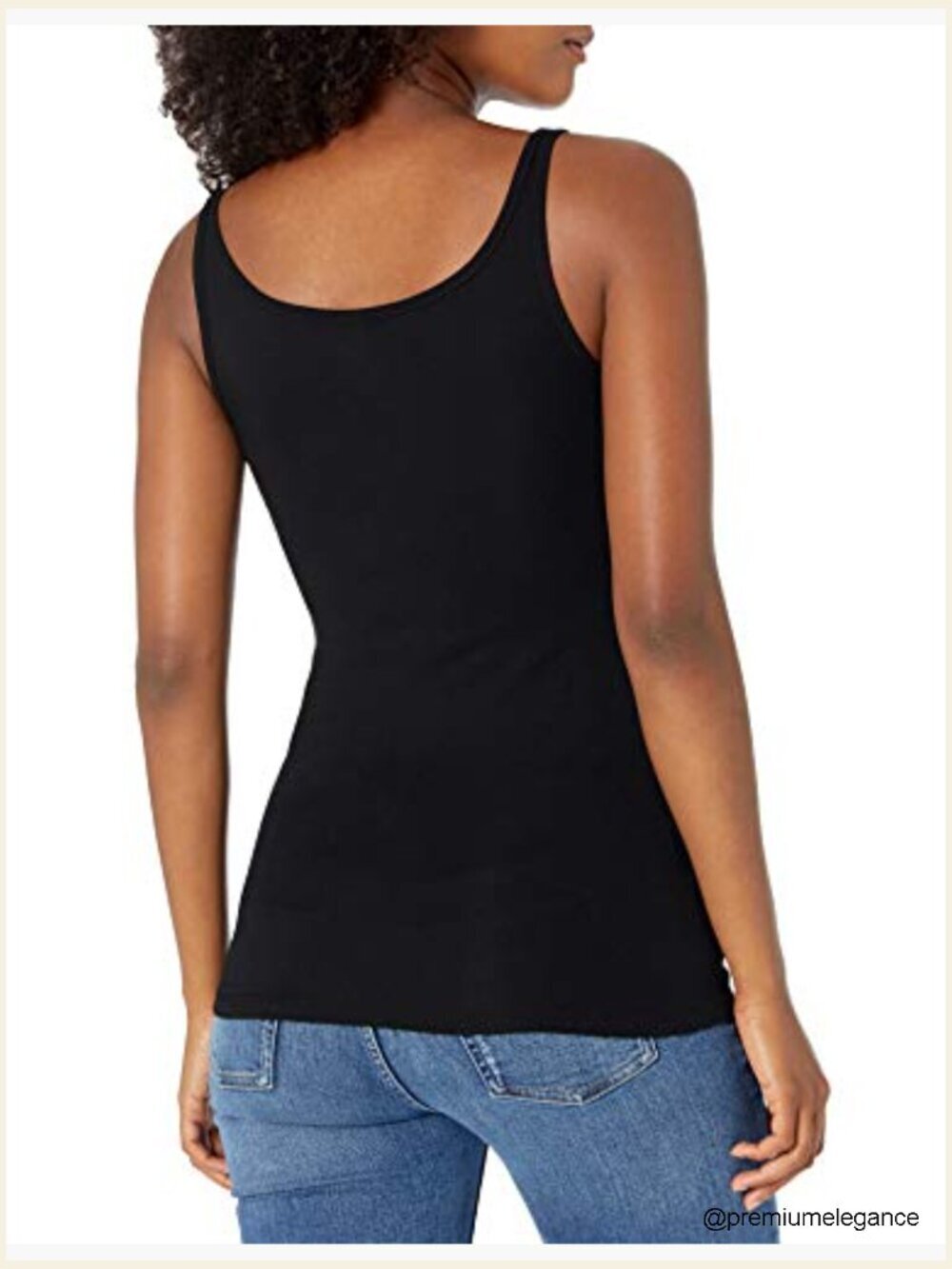 Slim-Fit Cotton Modal Micro Rib Tank Top 2-Pack - Picture 4 of 7